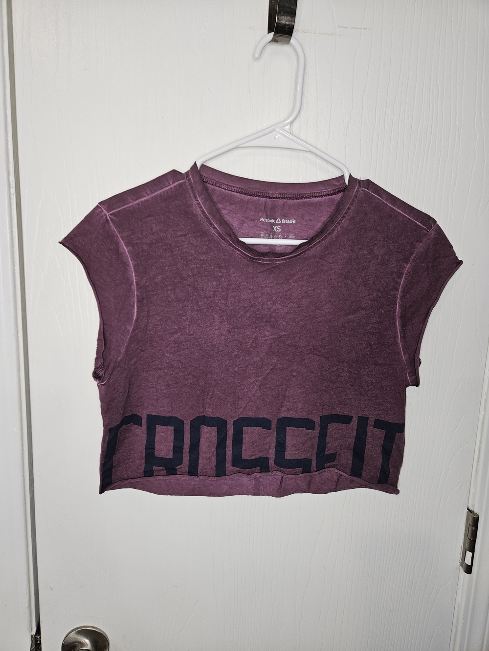 Reebok CrossFit Women's Plum Crop Tee